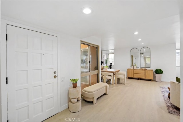 5301 Balboa Blvd Unit M4, Encino, CA 91316 - foyer featuring light wood-style floors and recessed lighting