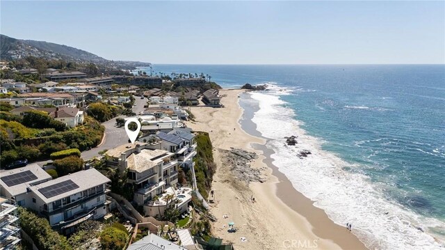 13 Lagunita Dr, Laguna Beach, CA 92651 - aerial view featuring a beach view and a water view
