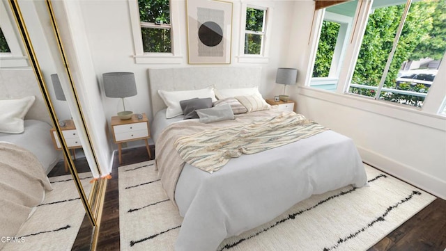 544 Salem St, Glendale, CA 91203 - bedroom featuring baseboards and wood finished floors
