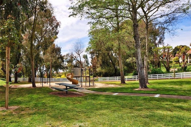 49 Country Ln, Rolling Hills Estates, CA 90274 - view of home's community with fence, playground community, and a yard