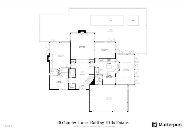 49 Country Ln, Rolling Hills Estates, CA 90274 - plan