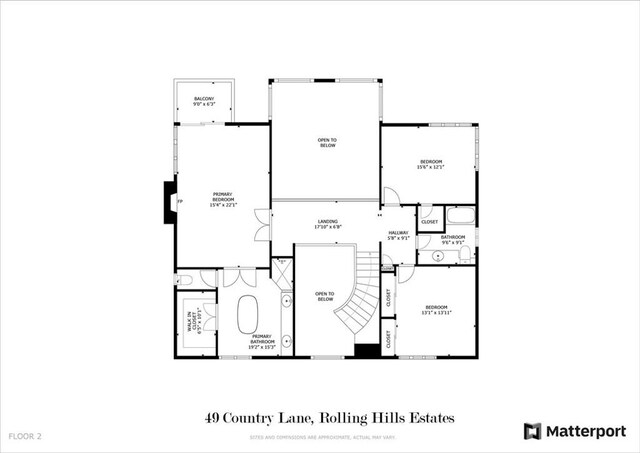 49 Country Ln, Rolling Hills Estates, CA 90274 - floor plan