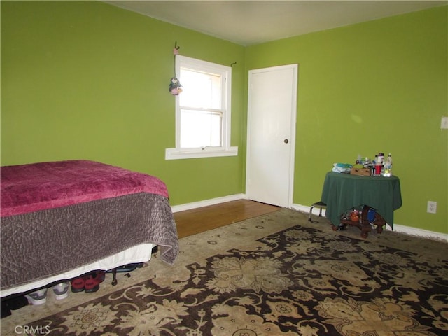 2956 W 15th St, Los Angeles, CA 90006 - bedroom with baseboards and wood finished floors