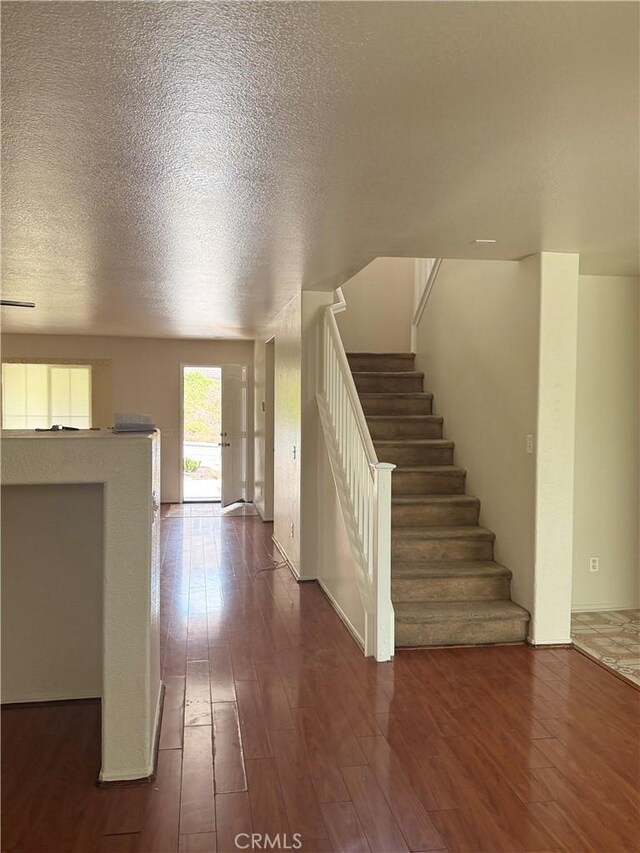 28764 Avalon Ave, Moreno Valley, CA 92555 - stairway featuring hardwood / wood-style flooring