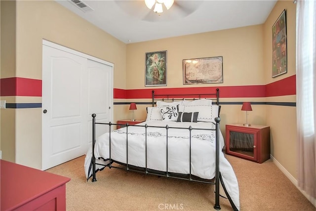 31973 Wildwood Ct, Temecula, CA 92592 - bedroom with carpet and a ceiling fan