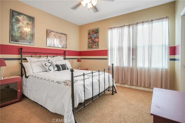 31973 Wildwood Ct, Temecula, CA 92592 - carpeted bedroom featuring a ceiling fan