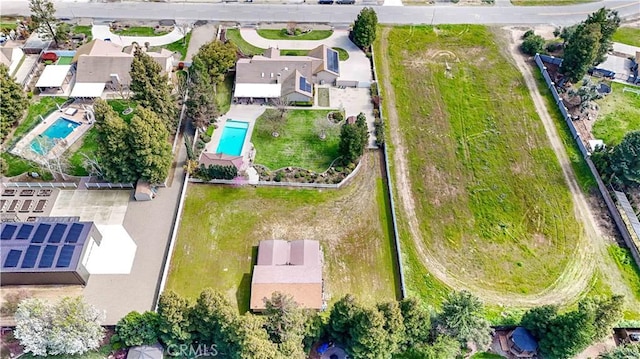 drone / aerial view featuring a residential view