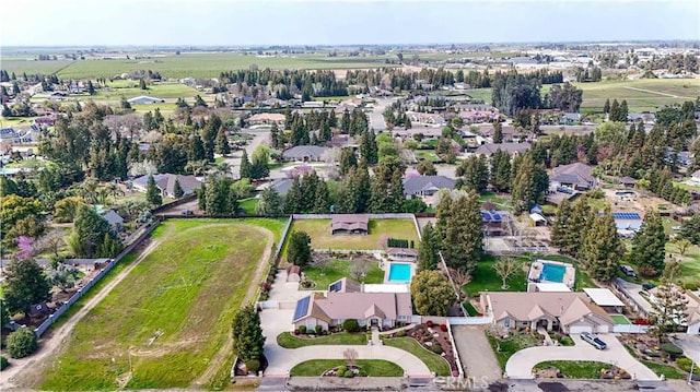 aerial view featuring a residential view