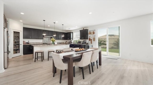 35461 Alexandria Way, Beaumont, CA 92223 - dining area featuring recessed lighting and light wood-style flooring