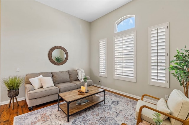 11 Spring View Way, Rancho Santa Margarita, CA 92688 - living room with wood finished floors and baseboards