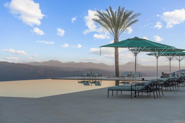 24949 Thunder Mountain Rd, Ramona, CA 92065 - view of patio with a mountain view