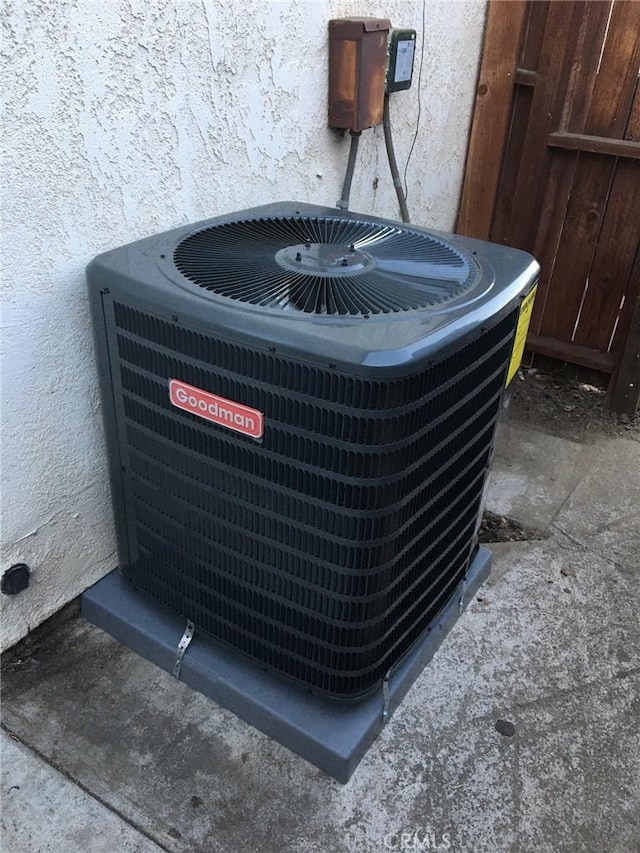 15205 Windjammer Way, Lake Elsinore, CA 92530 - exterior view of a central AC unit and stucco siding