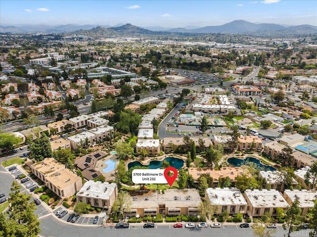 5700 Baltimore Dr Unit 232, La Mesa, CA 91942 - drone / aerial view with a mountain view