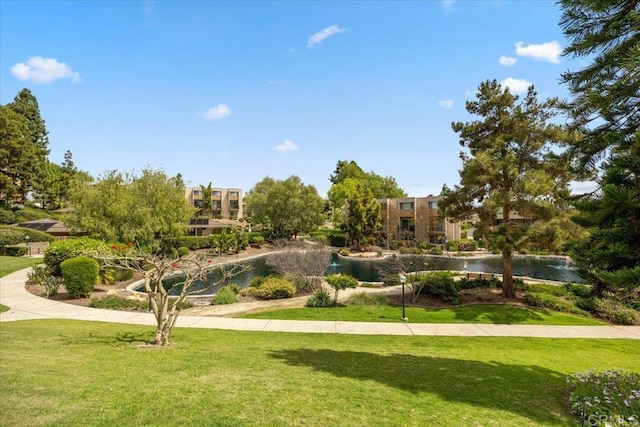 5700 Baltimore Dr Unit 232, La Mesa, CA 91942 - view of property's community featuring a water view and a lawn