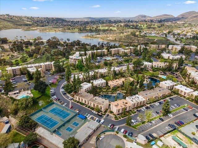 5700 Baltimore Dr Unit 232, La Mesa, CA 91942 - birds eye view of property with a water and mountain view