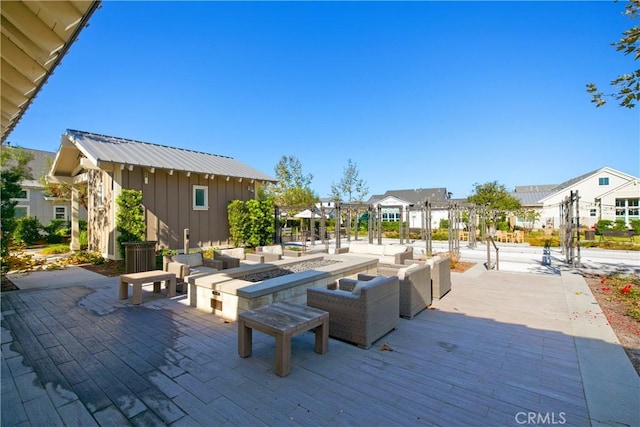 15 Vasto St, Rancho Mission Viejo, CA 92694 - view of patio featuring a residential view and a pergola