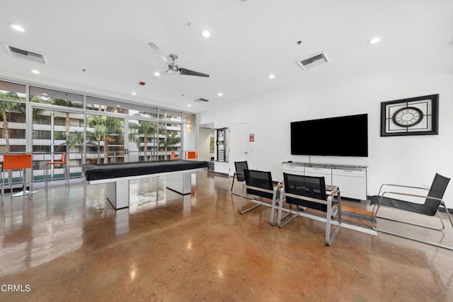 645 W 9th St Unit 200, Los Angeles, CA 90015 - welcome area featuring recessed lighting and ceiling fan
