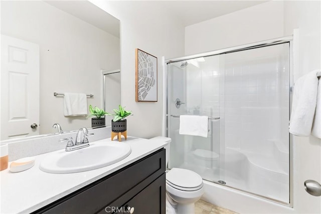 1437 Girona Dr, Pomona, CA 91766 - bathroom with a shower stall, vanity, and toilet