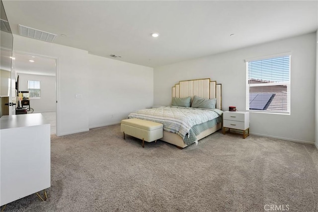 19568 Sunkissed Ridge Dr, Riverside, CA 92507 - carpeted bedroom with recessed lighting and baseboards