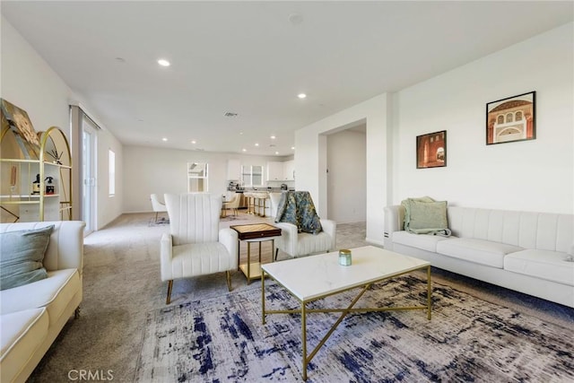 19568 Sunkissed Ridge Dr, Riverside, CA 92507 - living area with light carpet and recessed lighting