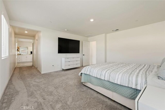 19568 Sunkissed Ridge Dr, Riverside, CA 92507 - bedroom with carpet flooring, baseboards, and recessed lighting