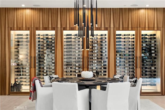2914 Ocean Blvd, Corona Del Mar, CA 92625 - wine cellar with recessed lighting