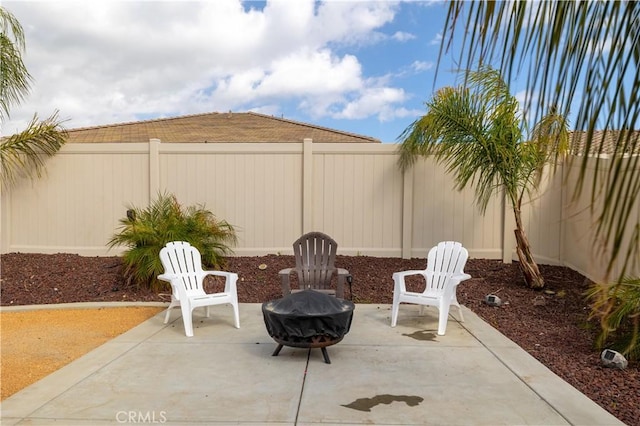 29068 Aubrey Cir, Winchester, CA 92596 - view of patio / terrace with a fenced backyard