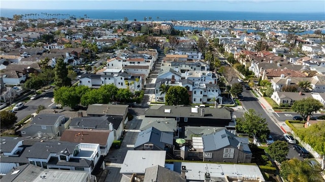 604 Begonia Ave, Corona Del Mar, CA 92625 - aerial view featuring a water view and a residential view
