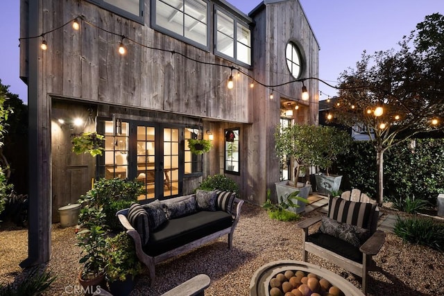 604 Begonia Ave, Corona Del Mar, CA 92625 - view of patio with french doors