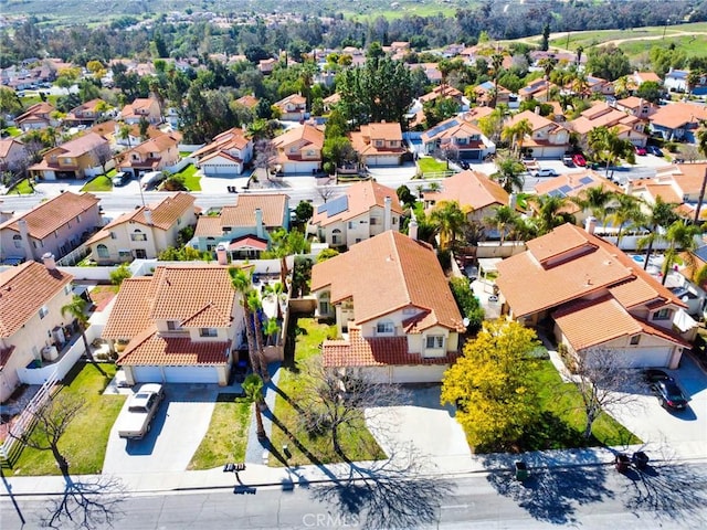 drone / aerial view featuring a residential view