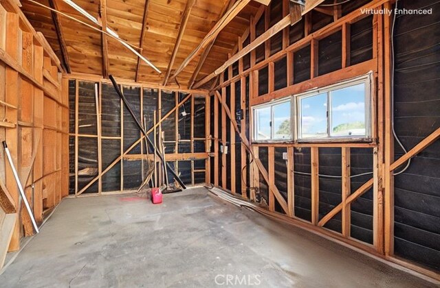 1202 W Lancaster Blvd, Lancaster, CA 93534 - miscellaneous room with unfinished concrete flooring