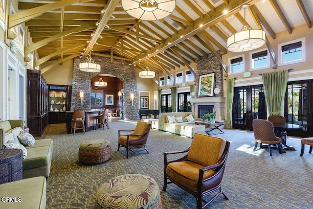 view of community lobby