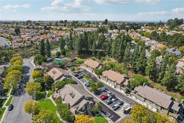birds eye view of property featuring a residential view