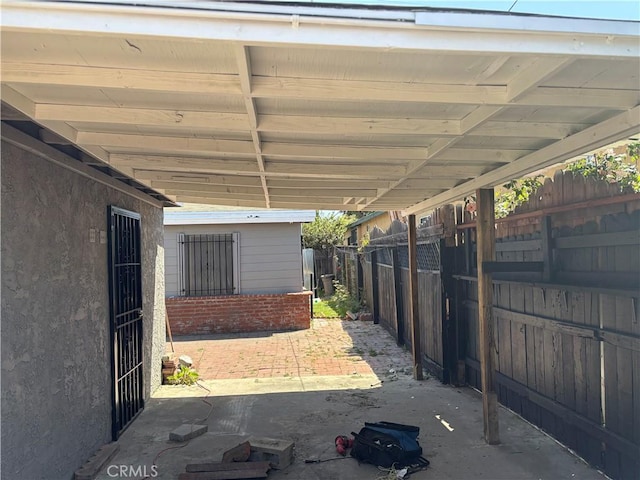 155 E Century Blvd, Los Angeles, CA 90003 - view of patio with fence