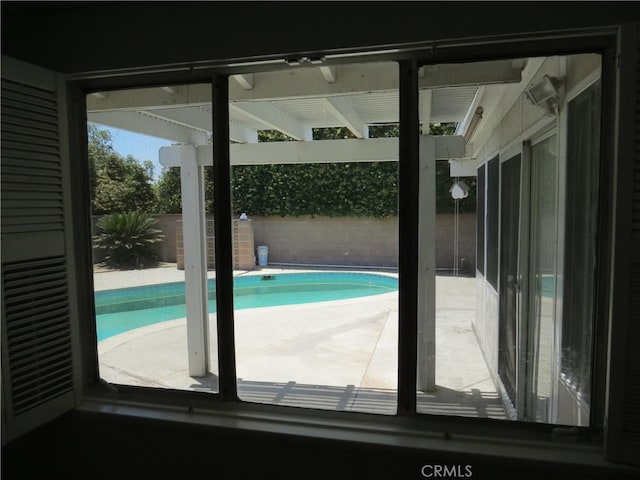 view of pool
