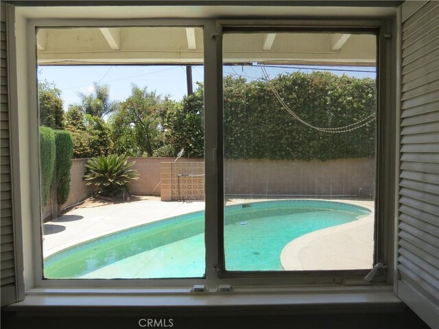 view of pool