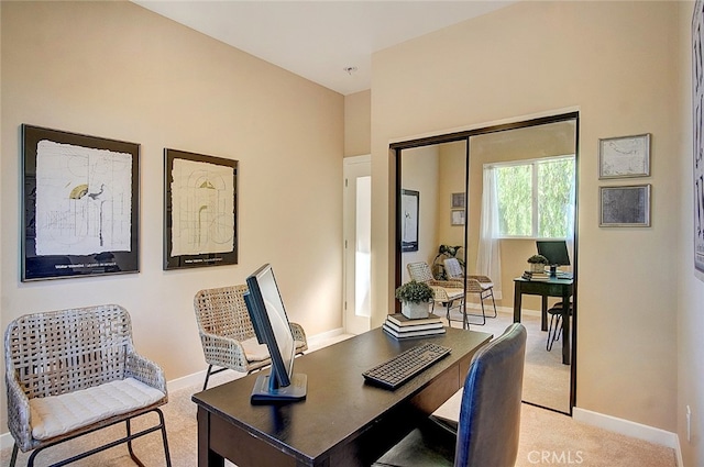21655 Temescal Canyon Rd, Corona, CA 92883 - office area with light colored carpet and baseboards