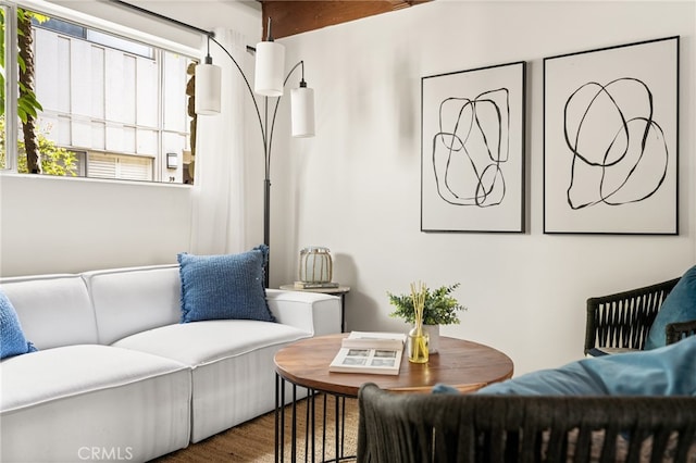 4040 Grand View Blvd Unit 35, Los Angeles, CA 90066 - living room with wood finished floors