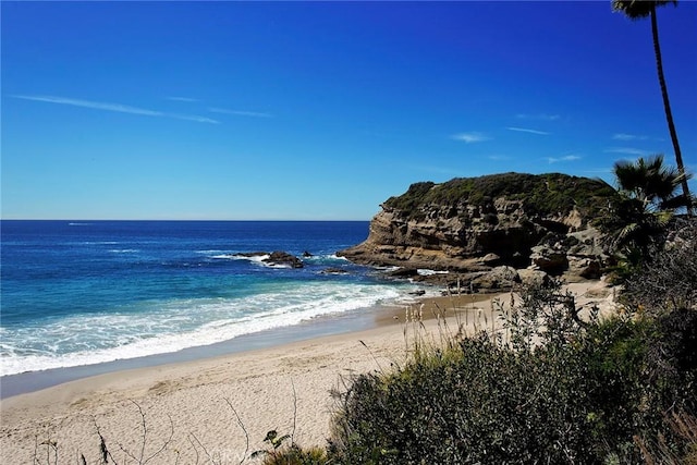 89 S La Senda Dr, Laguna Beach, CA 92651 - water view with a beach view