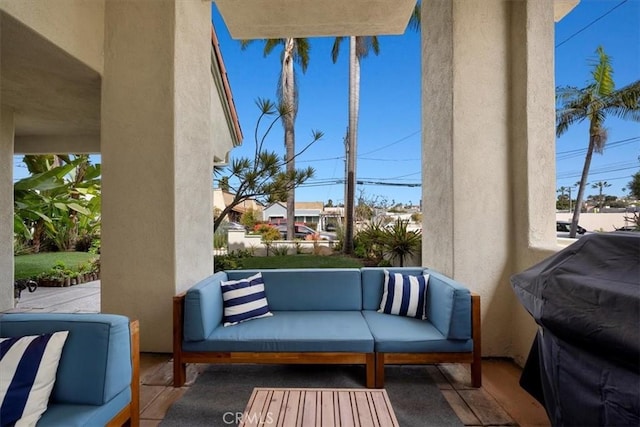 515 N Gertruda Ave Unit 9, Redondo Beach, CA 90277 - balcony featuring an outdoor living space