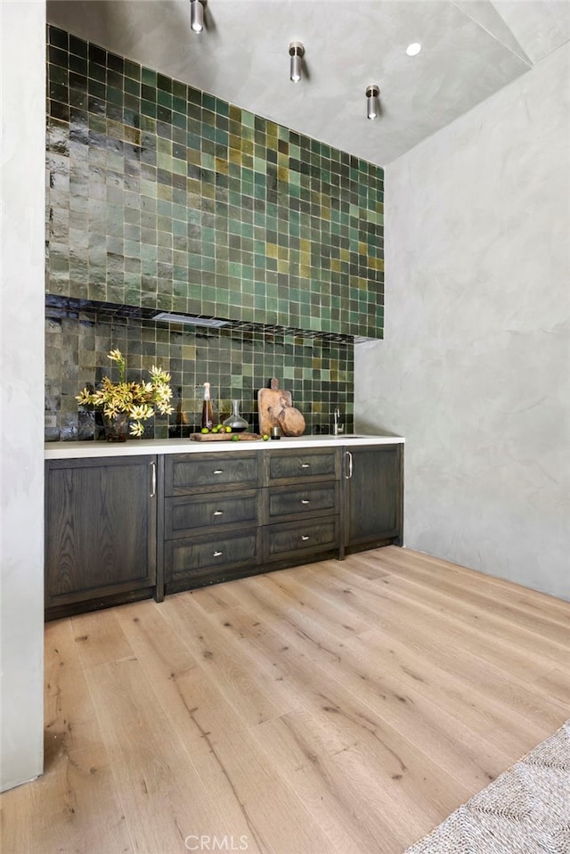 4209 Vantage Ave, Studio City, CA 91604 - indoor dry bar featuring light wood-type flooring