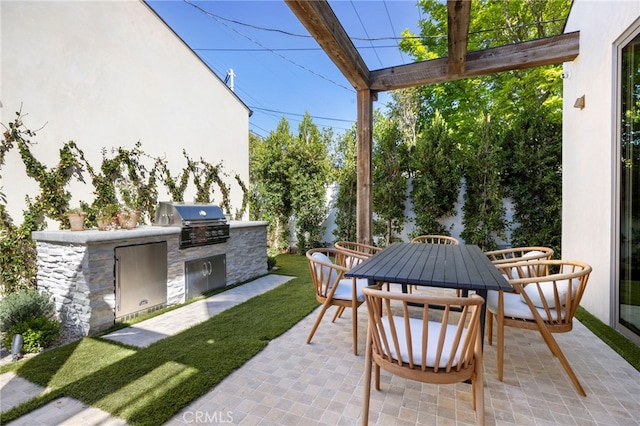 4209 Vantage Ave, Studio City, CA 91604 - view of patio with outdoor dining area