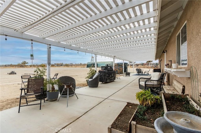 view of patio / terrace with outdoor dining area