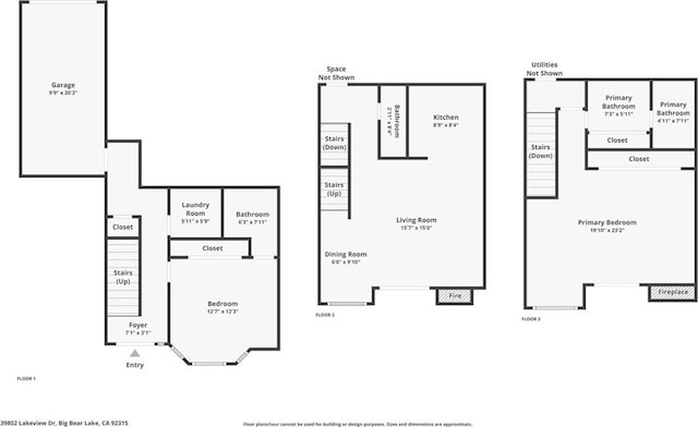 39802 Lakeview Dr Unit 26, Big Bear Lake, CA 92315 - view of layout