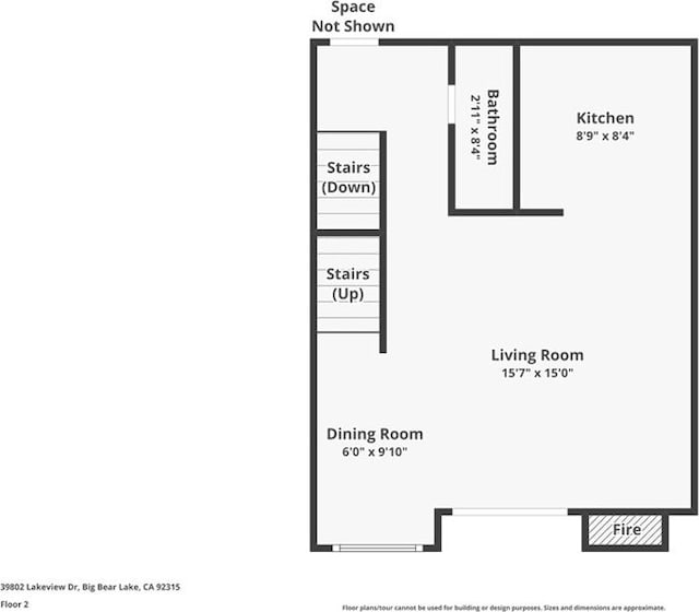 39802 Lakeview Dr Unit 26, Big Bear Lake, CA 92315 - floor plan