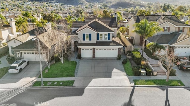 bird's eye view featuring a residential view