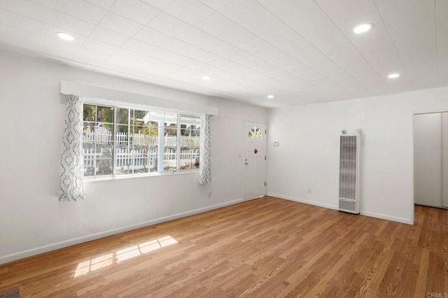 13954 Hazel Dr, Lytle Creek, CA 92358 - spare room featuring recessed lighting, baseboards, and wood finished floors