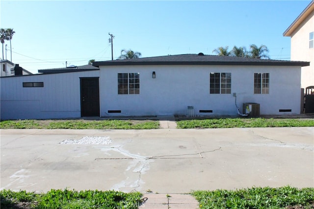 17730 Ivy Ave, Fontana, CA 92335 - rear view of property with central air condition unit and stucco siding