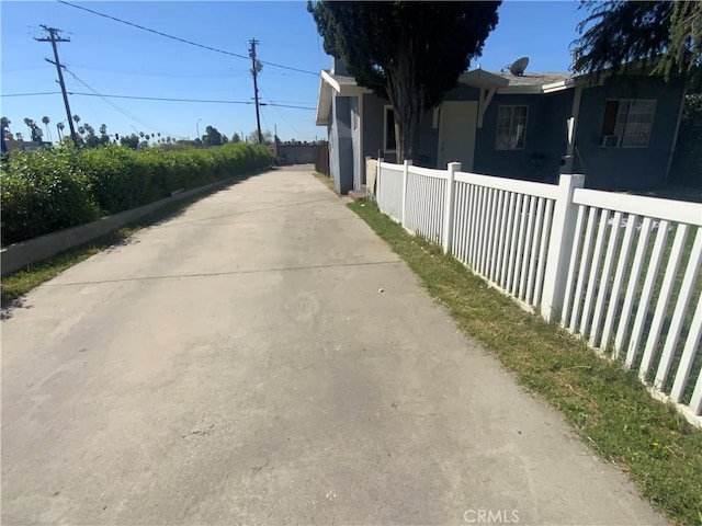 view of road