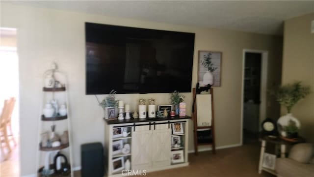 414 Nobel Ave Unit D, Santa Ana, CA 92707 - carpeted living room with baseboards